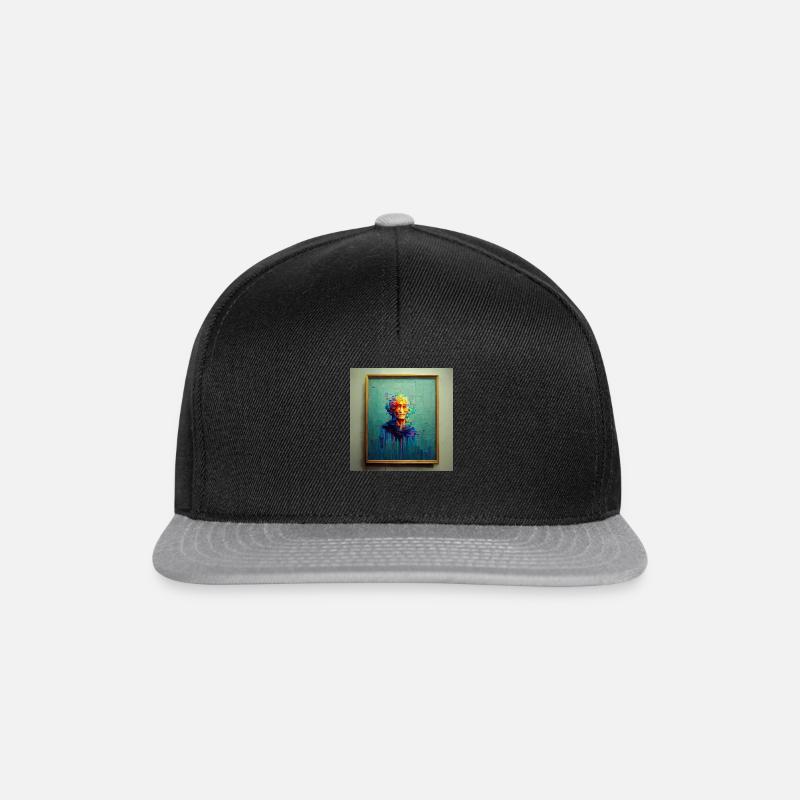 Ayleed AI Creating Art - Snapback Cap - Schwarz/Grau