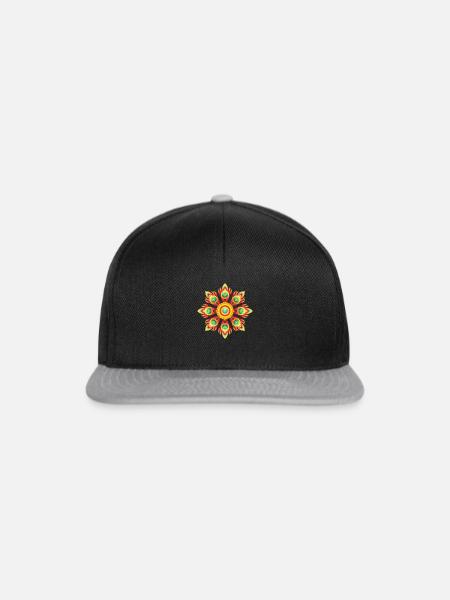 Testen von Übersetzungen - Snapback Cap - Schwarz/Grau