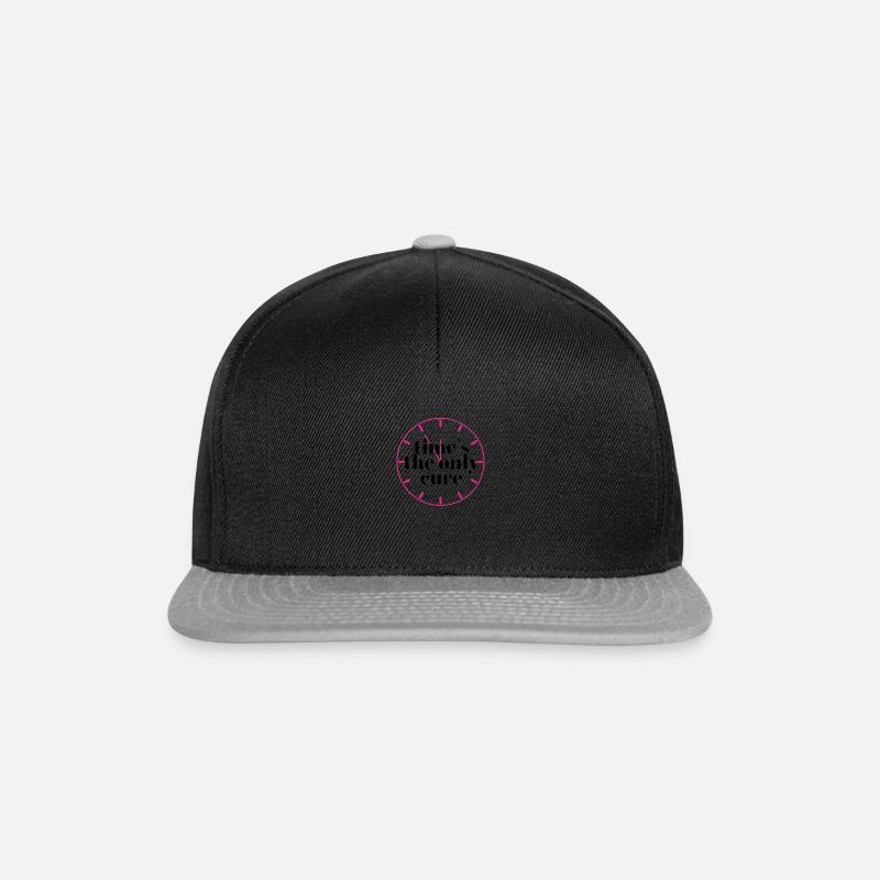 time's the only cure - Snapback Cap - Schwarz/Grau