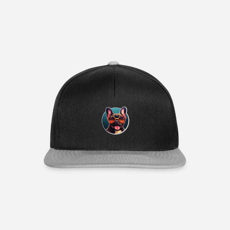 BouledogJoy - Snapback Cap - Schwarz/Grau