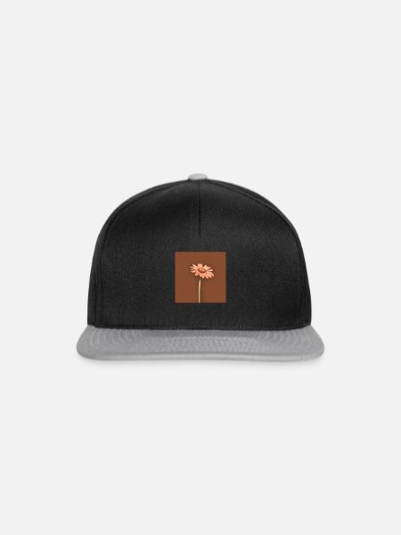 Grow with Grace Sticker - Snapback Cap - Schwarz/Grau