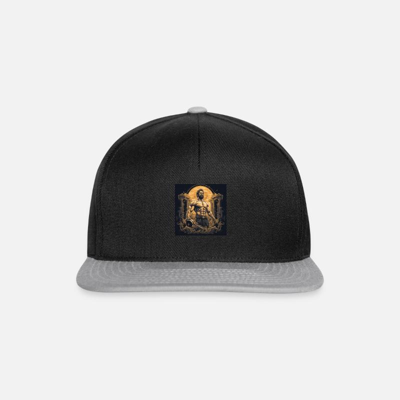 Gym Temple - Snapback Cap - black/grey