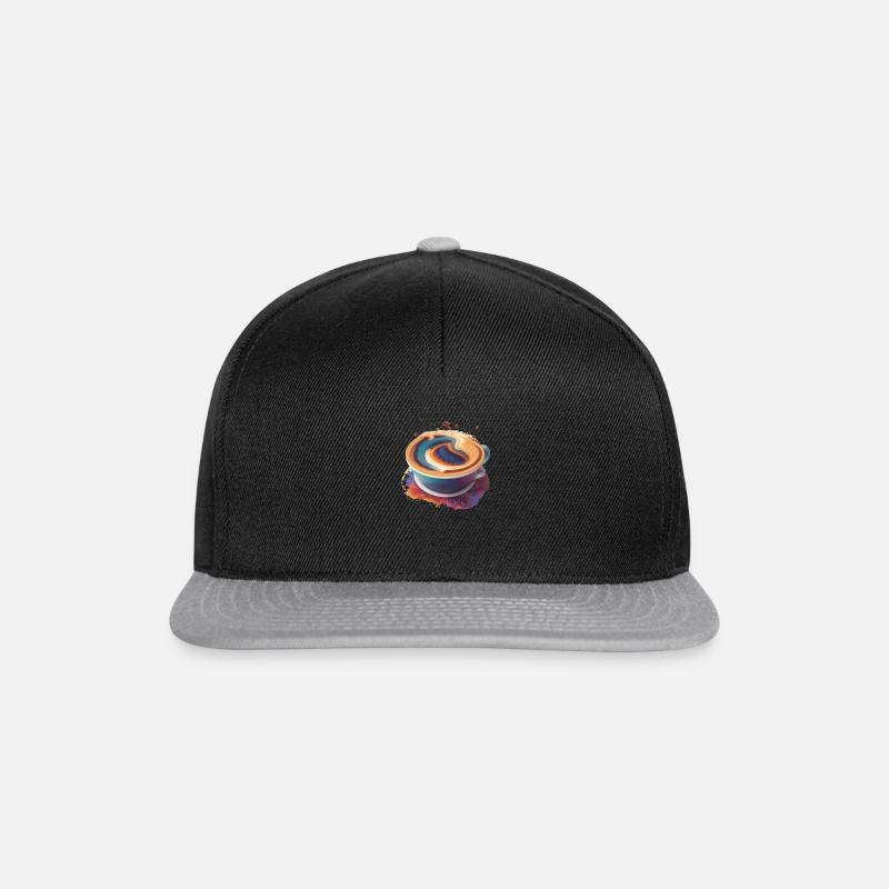 Space Galaxy Coffee - Snapback Cap - black/grey