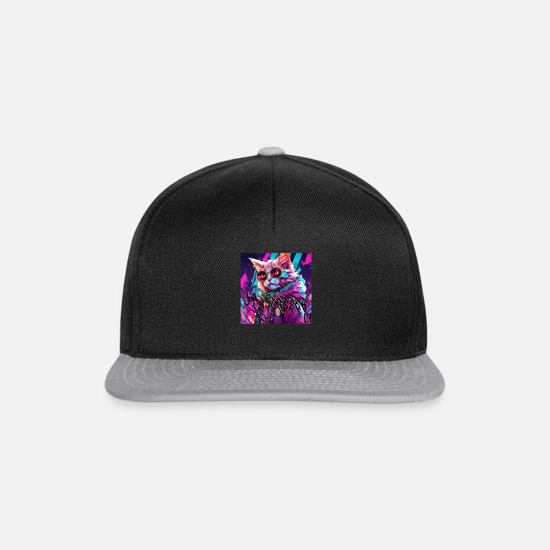 Syntchcat Trickster 3 - Snapback Cap - Schwarz/Grau