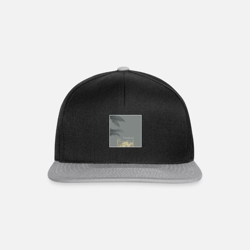 Urlaubsreif. - Snapback Cap - Schwarz/Grau