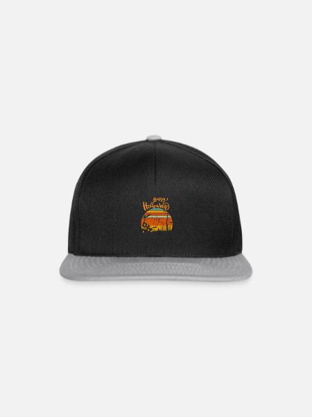 Vintage Halloween - Snapback Cap - Schwarz/Grau