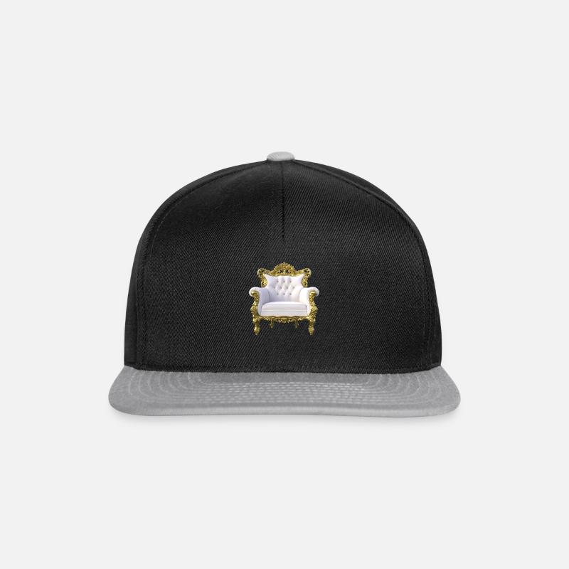 Fauteuil - Casquette snapback - noir/gris