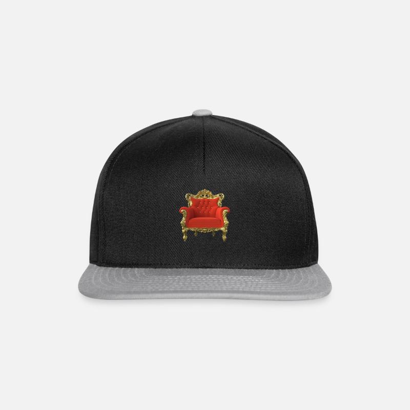Chefsessel - Snapback Cap - Schwarz/Grau