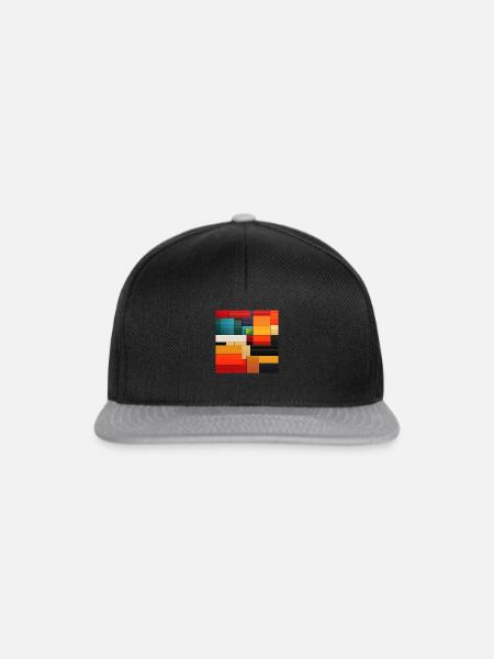 kunst - Snapback Cap - Schwarz/Grau