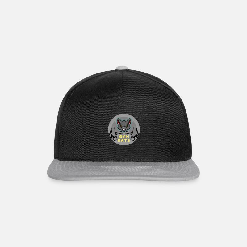 Gymrats - Snapback Cap - Schwarz/Grau