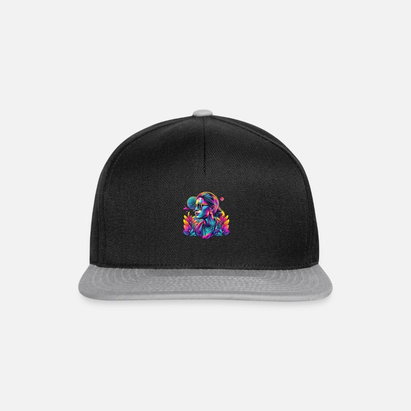 Surrealistisch - Snapback Cap - Schwarz/Grau
