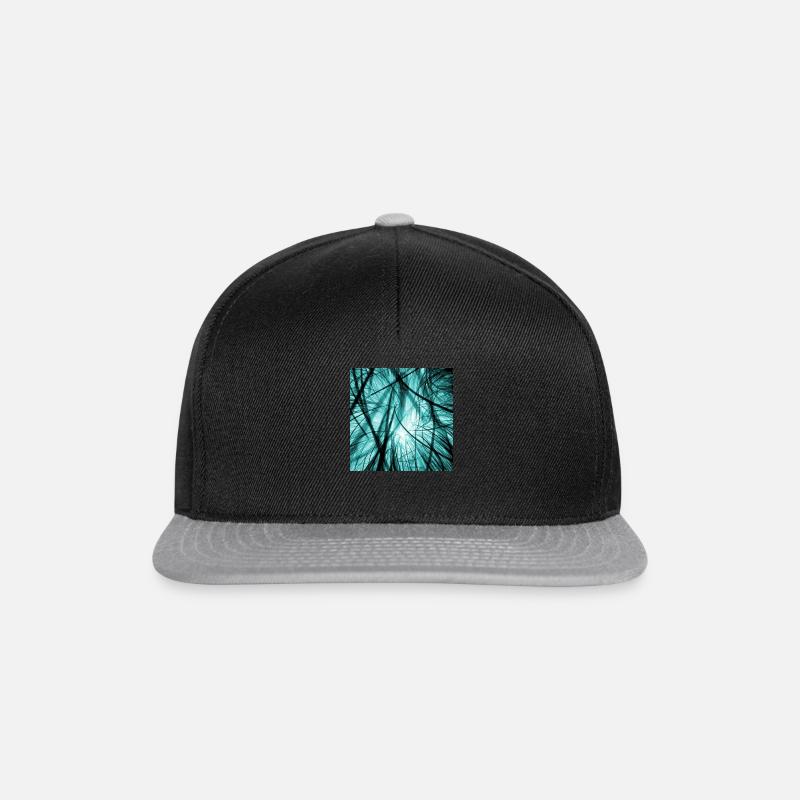 Encombrement de câble bleu - Casquette snapback - noir/gris