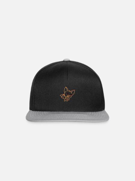 Halloween pig - Snapback Cap - Schwarz/Grau