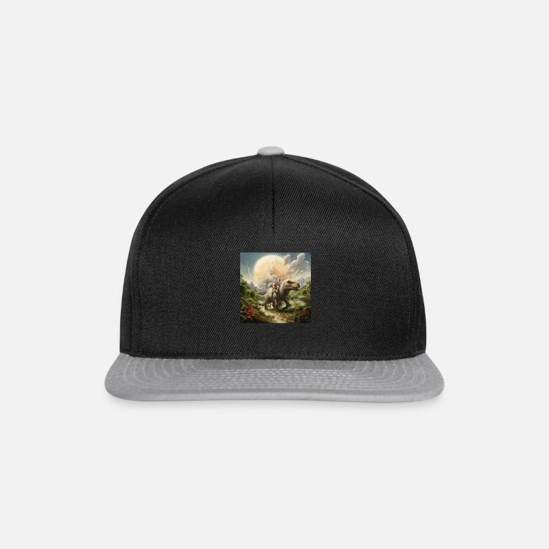 Dino World - Snapback Cap - black/grey