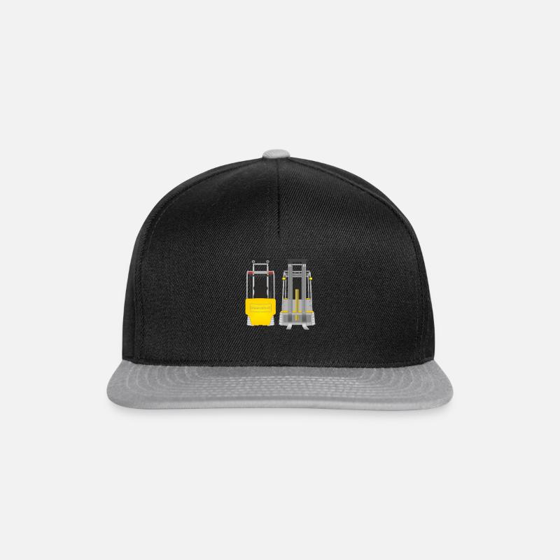 Stapler - Snapback Cap - Schwarz/Grau