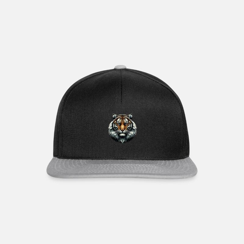 Majestic Roar - Snapback Cap - Schwarz/Grau