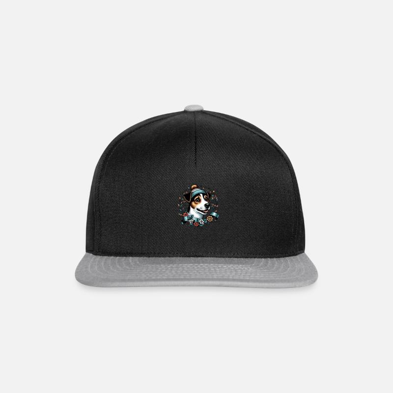 Jack Russel - Snapback Cap - Schwarz/Grau