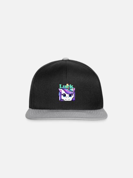 lya lurk - Snapback Cap - Schwarz/Grau