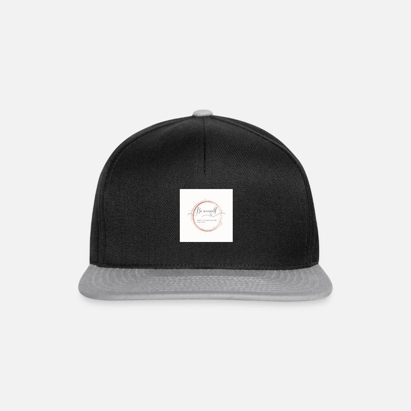 Be yourself - Snapback Cap - Schwarz/Grau