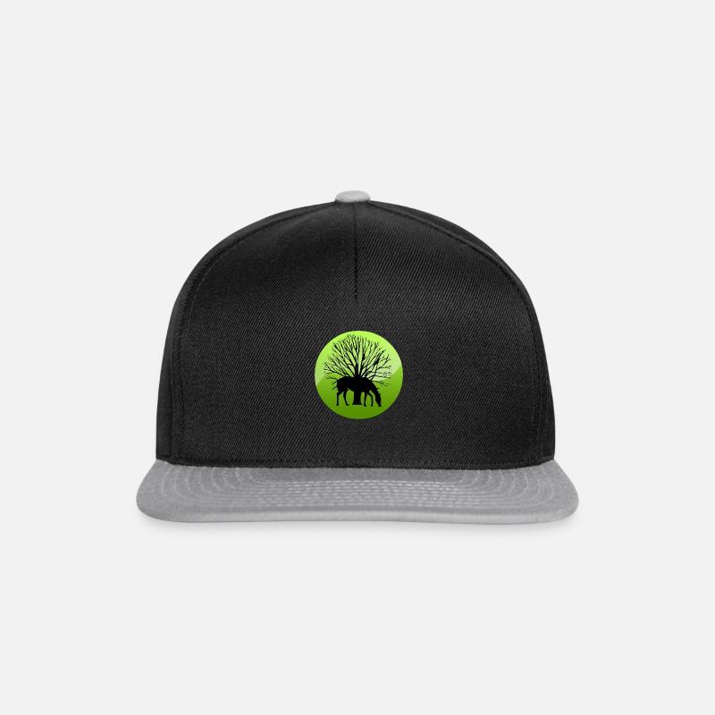 Cheval - Casquette snapback - noir/gris