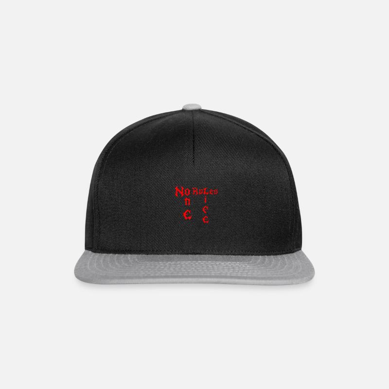 Keine Regeln, ein Leben - Snapback Cap - Schwarz/Grau