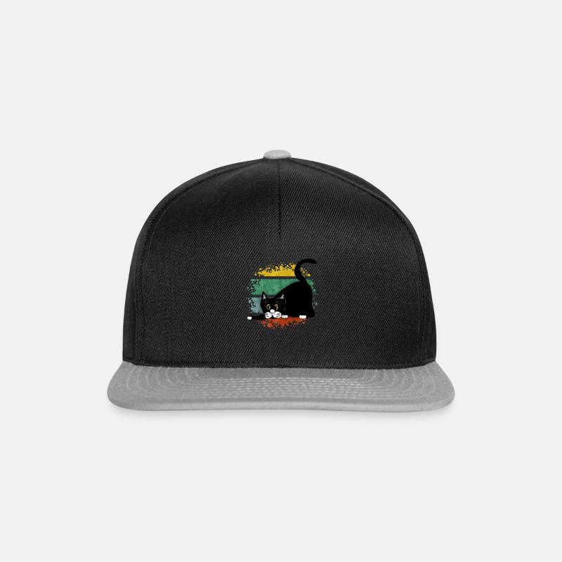 Cat - Snapback Cap - black/grey