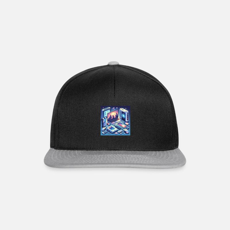 Designer 20 - Snapback Cap - Schwarz/Grau