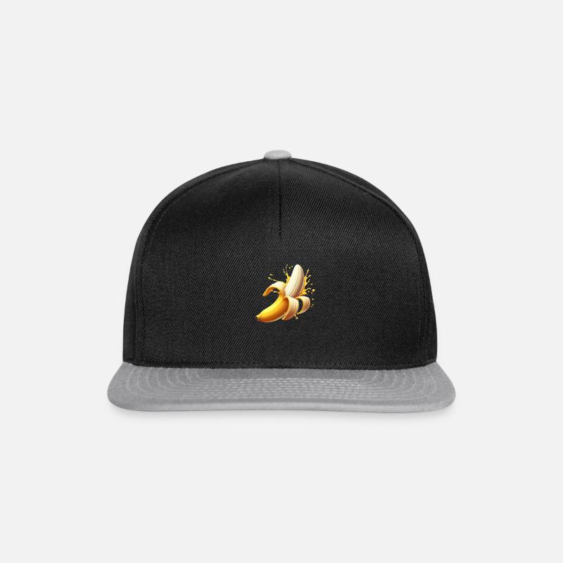 Banana - Snapback Cap - Schwarz/Grau