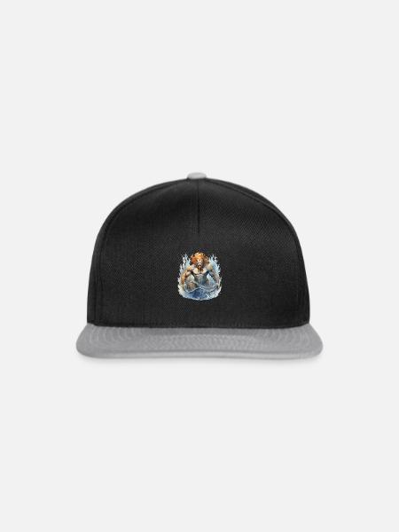 Triton - Snapback Cap - Schwarz/Grau