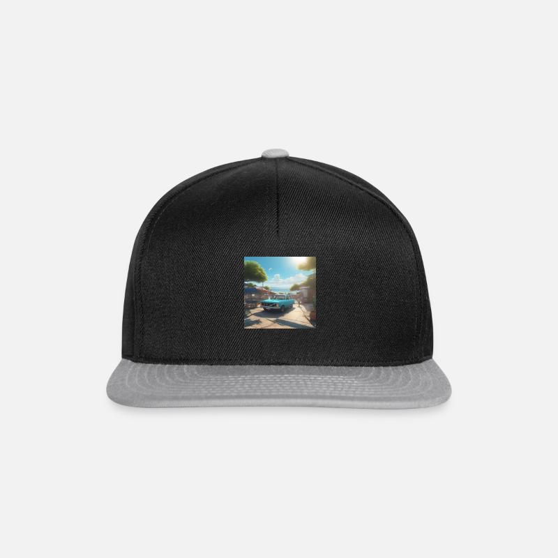 Cool Summer Shirt - Snapback Cap - Schwarz/Grau