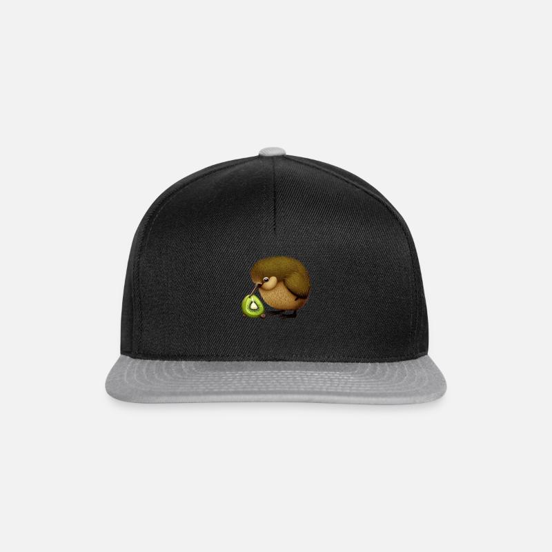 Kiwi Cannibalism - Snapback Cap - Schwarz/Grau