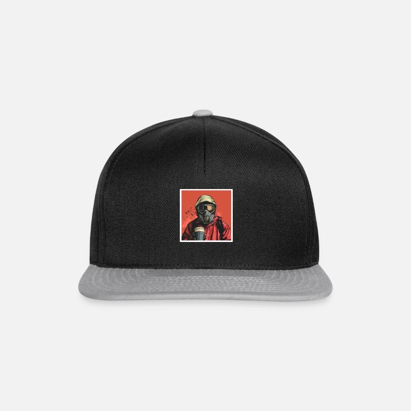 Paintball Coffee love - Snapback Cap - Schwarz/Grau