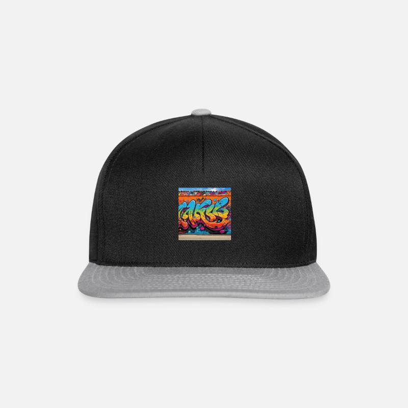 Graffiti - Casquette snapback - noir/gris