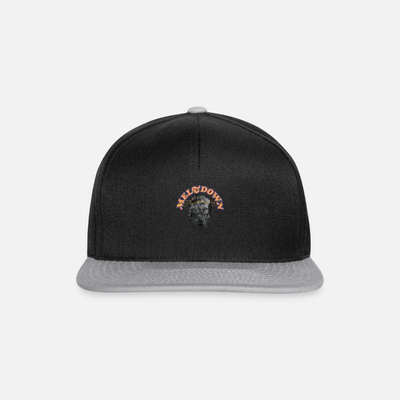 Meltdown! - Snapback Cap - black/grey