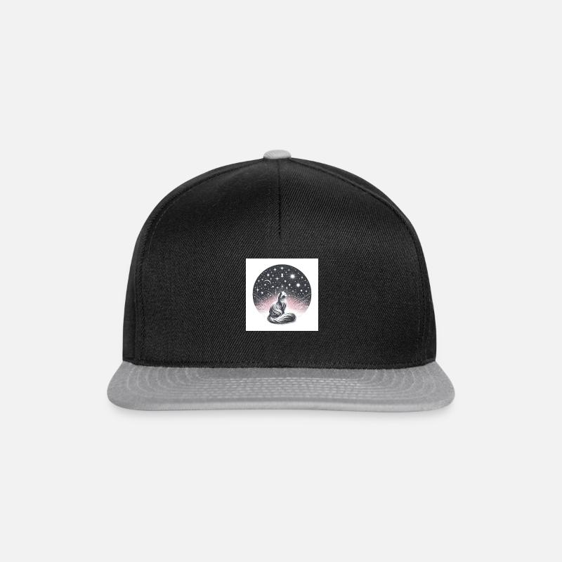 Feline Elegance - Snapback Cap - black/grey