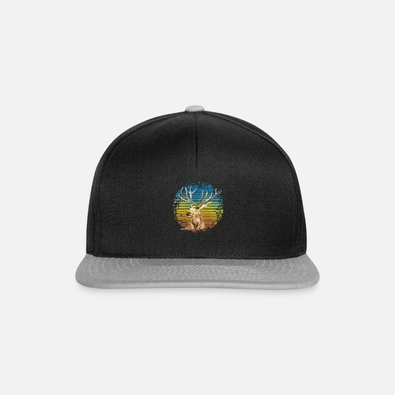 Deer - Snapback Cap - black/grey