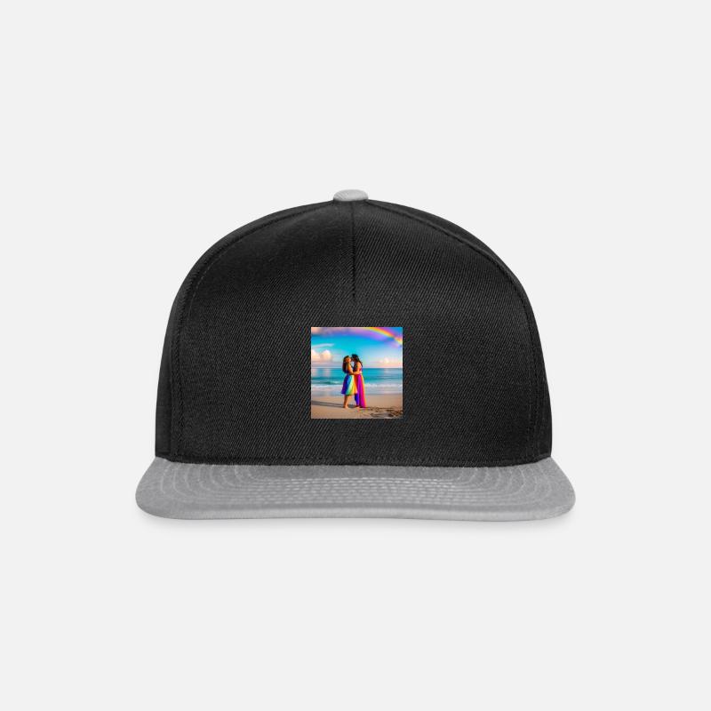 LGBTQ Love - Snapback Cap - black/grey