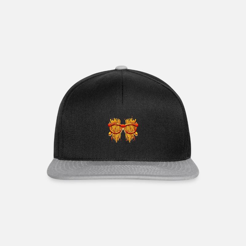 lunette spaghetti - Casquette snapback - noir/gris