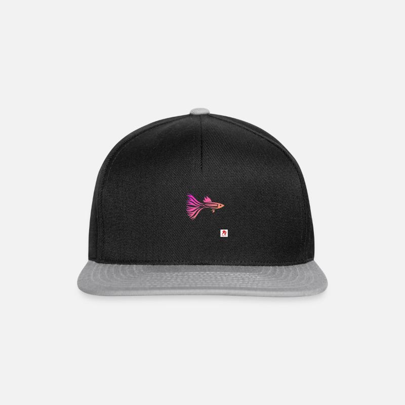 Guppy - Snapback Cap - Schwarz/Grau
