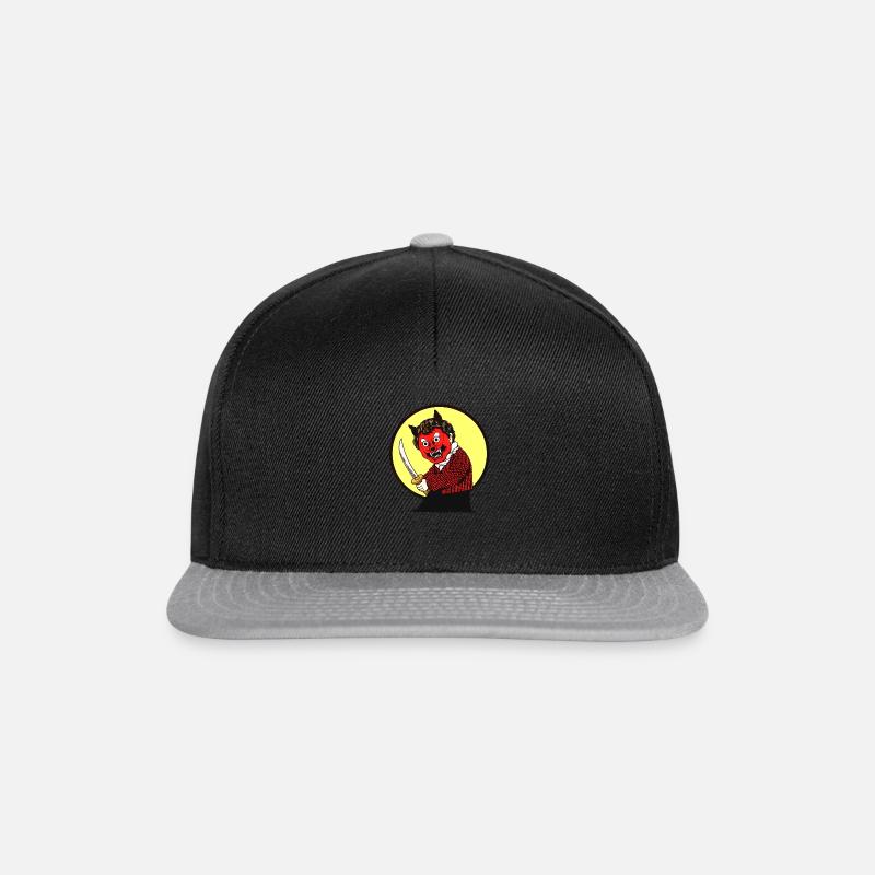 Gonzo - Casquette snapback - noir/gris