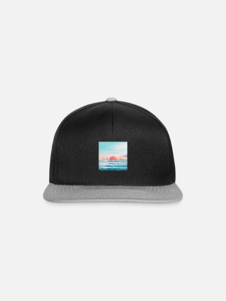 Summer vibes - Snapback Cap - Schwarz/Grau