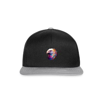 Aigle - Casquette snapback - noir/gris - Devant