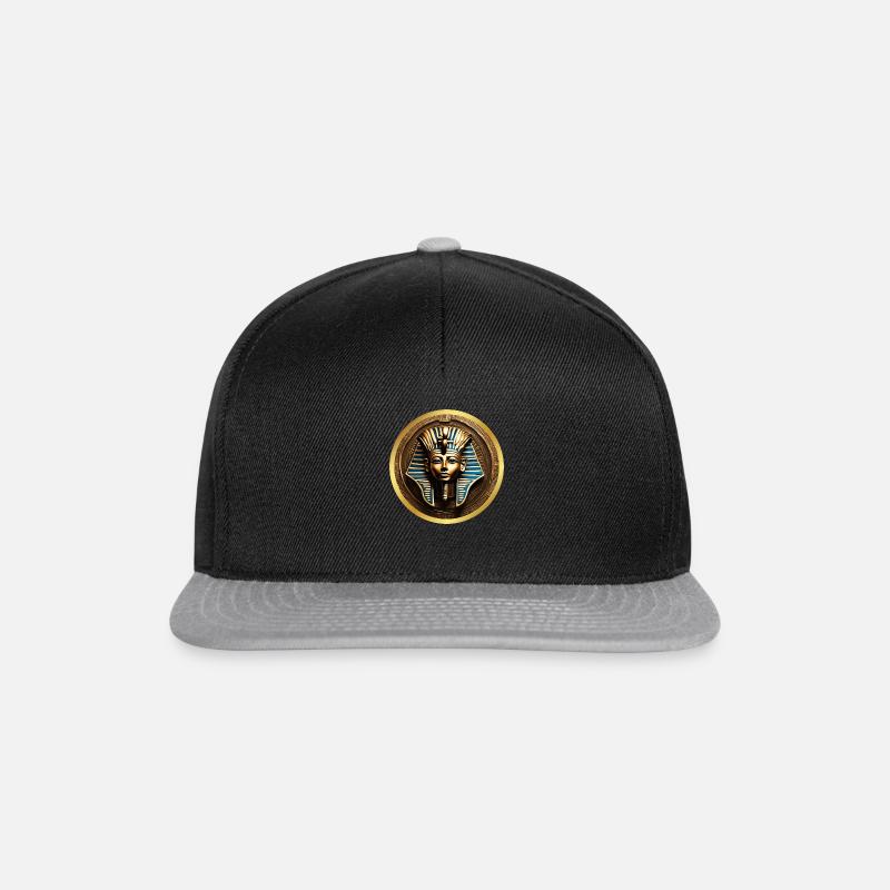 Pharaonisches Design 4 - Snapback Cap - Schwarz/Grau