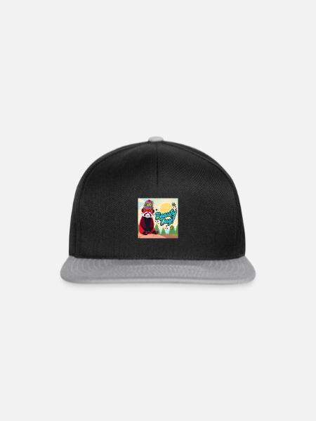Redpanda Beauty Day, Red lipstick Day - Snapback Cap - Schwarz/Grau
