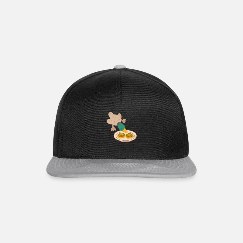TACO DUCK - Snapback Cap - black/grey