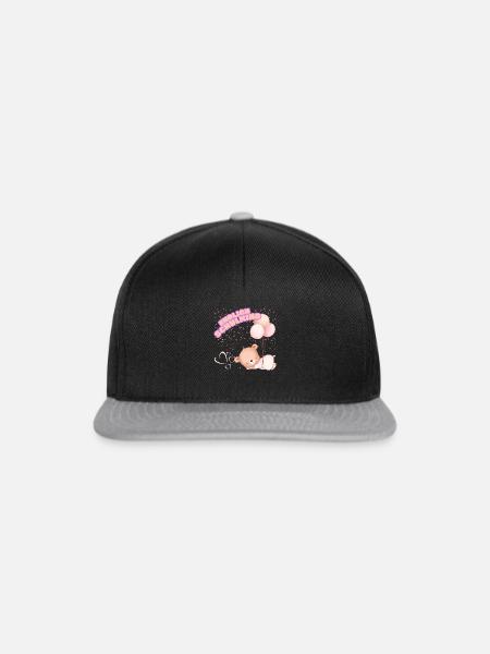 Endlich Schulkind - Snapback Cap - Schwarz/Grau
