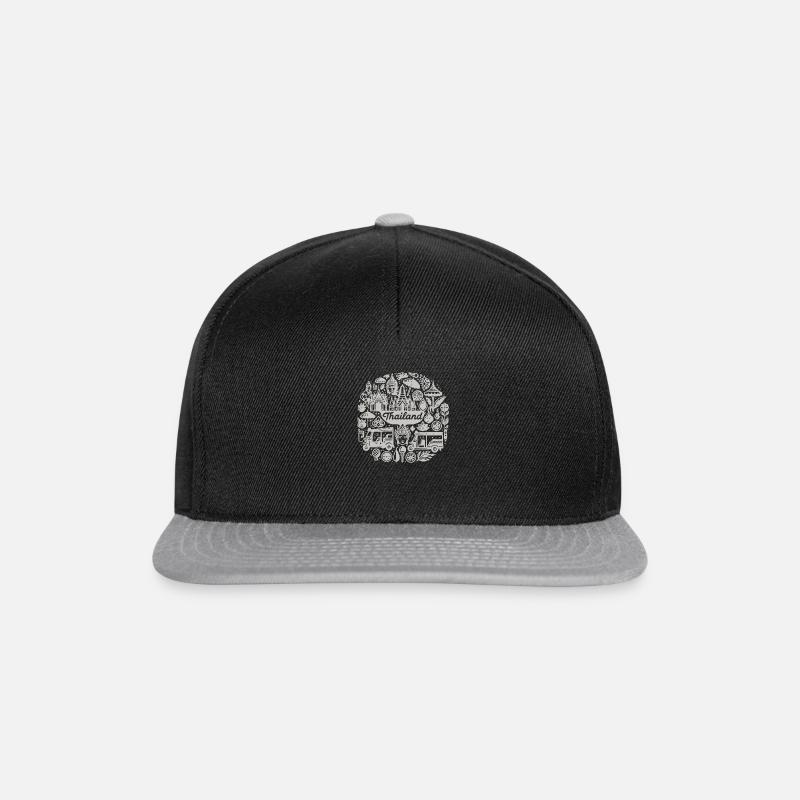 Thailand - 1 - Snapback Cap - Schwarz/Grau