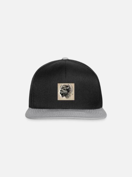 Brutal- - Snapback Cap - Schwarz/Grau