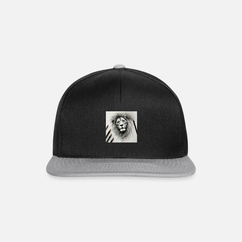 Lion - 777 - Snapback Cap - Schwarz/Grau