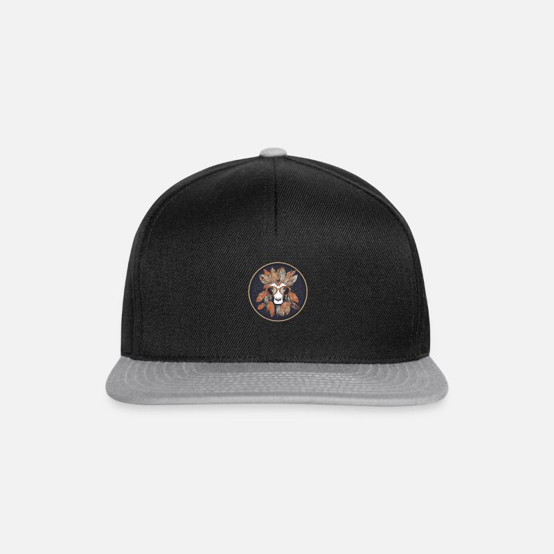 GOAT.ENKO - Snapback Cap - Schwarz/Grau